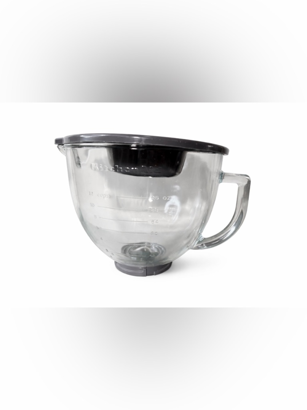 KitchenAid 5Qt Glass Bowl & Lid Stand Mixer Attachment